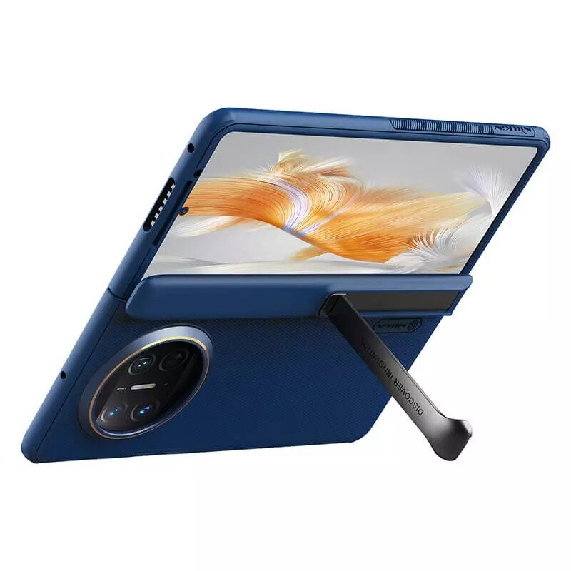 Чехол накладка Super Frosted Shield Fold для Huawei Mate X3, синий — фото 1