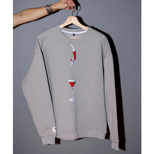 фото Худи , размер xs, бежевый, серый 2k moscow