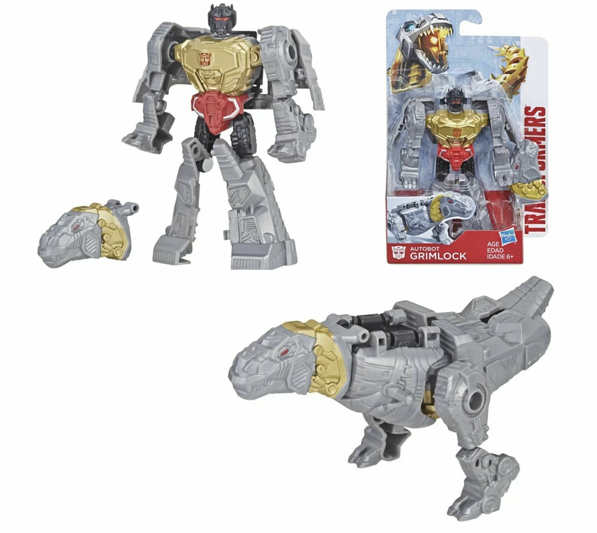 Игрушка Трансформеры Дженерейшнз: Турбо Бот Гримлок Transformers Authentics Bravo - GRIMLOCK (Autobot) E4301