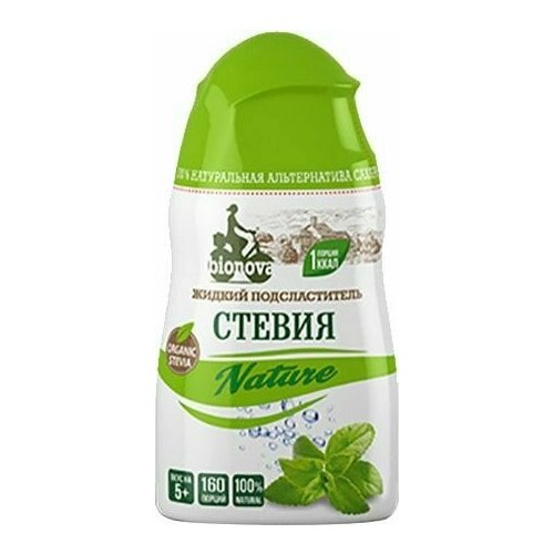 Подсластитель жидкий Bionova Стевия Nature 80г