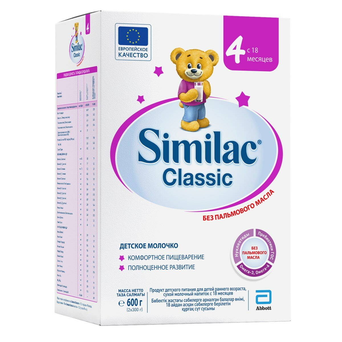 Смесь Similac (Abbott) Classic 4, с 18 месяцев, 600 г