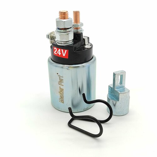Реле втягивающее для ГАЗ ЗИЛ МАЗ ММЗ МТЗ ПАЗ MPES7310-24 24В для стартера со смещенным редуктором Бренд Master Part 2689₽