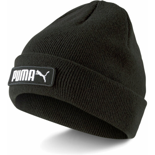 Шапка бини PUMA, размер Adult, черный шапка new era multi logo beanie черный размер без размера