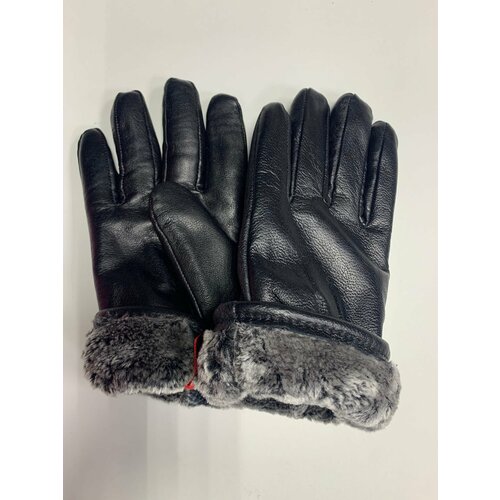 фото Зимние мужские перчатки из натуральной кожи matry