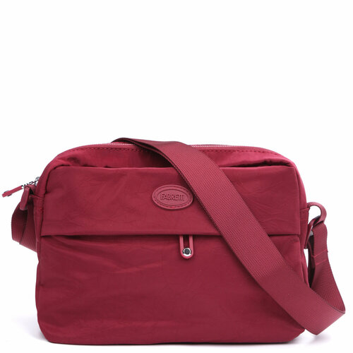 фото Сумка кросс-боди fabretti 1544-4, фактура гладкая, красный