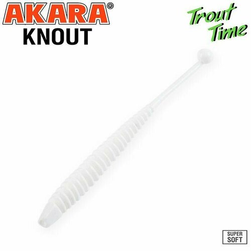 Силиконовая приманка Akara Trout Time KNOUT 2,5 Cheese 02T (10 шт.)