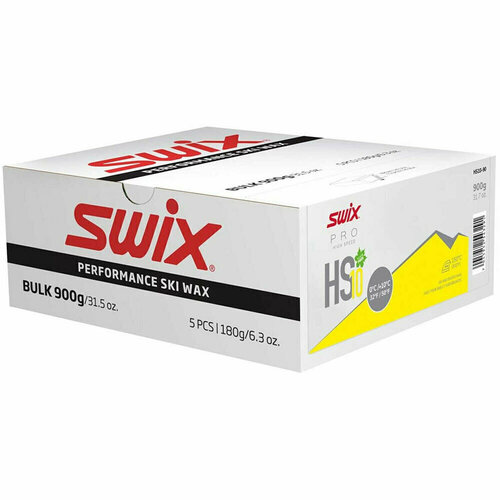 фото Парафин swix hs10 yellow 0.+10 180г