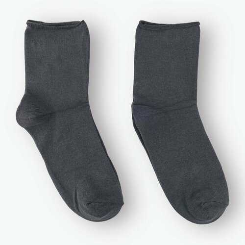 специальные носки без резинки комфорт Носки Ростекс, 2 пары, размер 25, серый