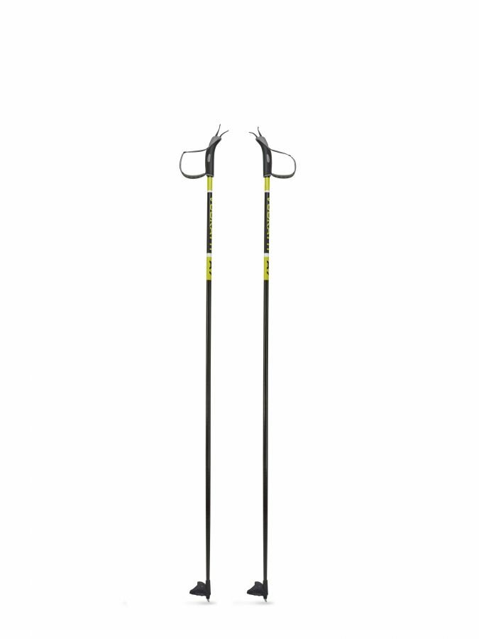 Лыжные палки VUOKATTI Black/Yellow 045872 стекловолокно 105 см