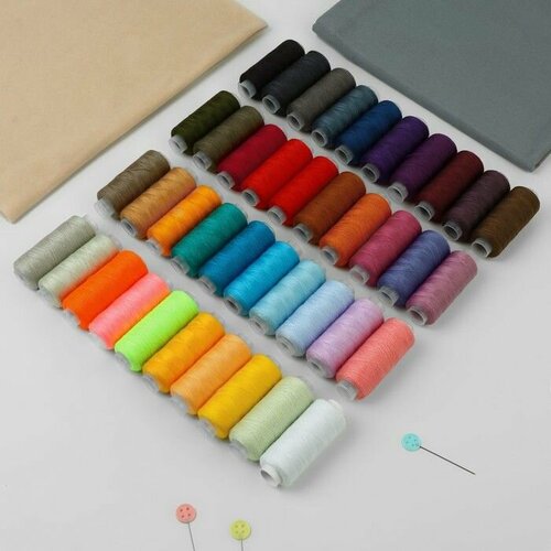 Набор ниток Виктория 402 200 м 40 шт цвет разноцветный 2110₽