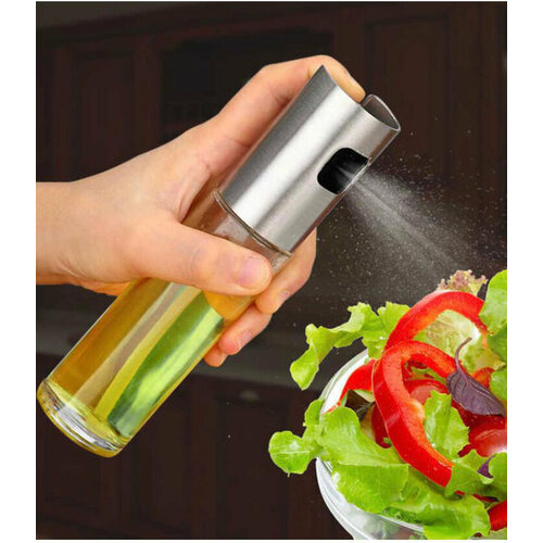 Распылитель для масла и уксуса / Кухонный дозатор для жидкостей / Диспенсер кухонный / Бутылка спрей 100 мл.