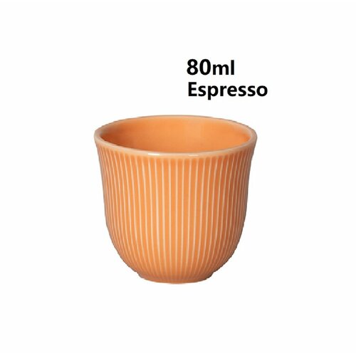 Чашка Loveramics (Лаврамикс) Embossed Tasting Cup 80 мл, оранжевый