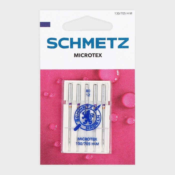 Иглы Schmetz, микротекс (особо острые) № 80