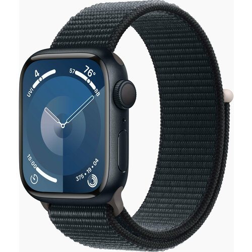 Apple Смарт-часы Apple Watch Series 9 A2978 41мм OLED корп. темная ночь (MR9L3LL/A)