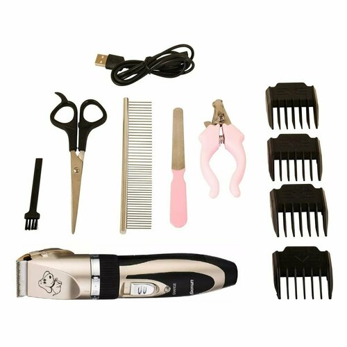 Машинка для стрижки домашних животных набор 889₽