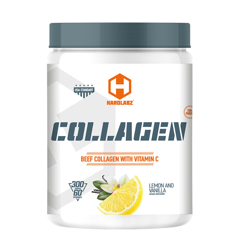 Коллаген Hardlabz Collagen, вкус: лимон, 300 г