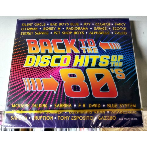 Back To The Disco Hits of The 80's 2 CD pet shop boys disco 1 cd