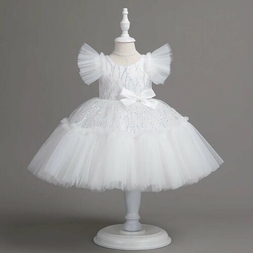 фото Платье, размер 100, белый max garment