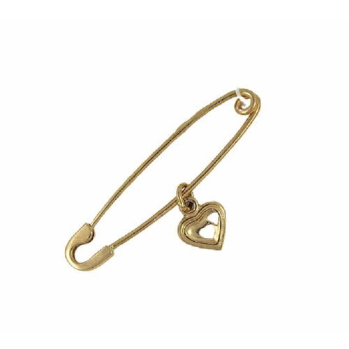 Брошь, золото, 585 проба