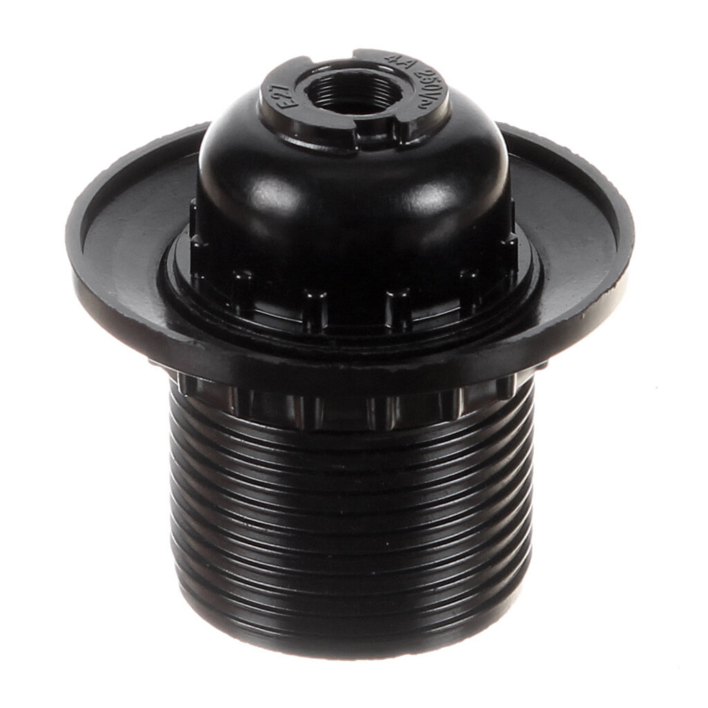 Патрон E27 подвесной TDM Electric карболит с кольцом черный SQ0335-0002