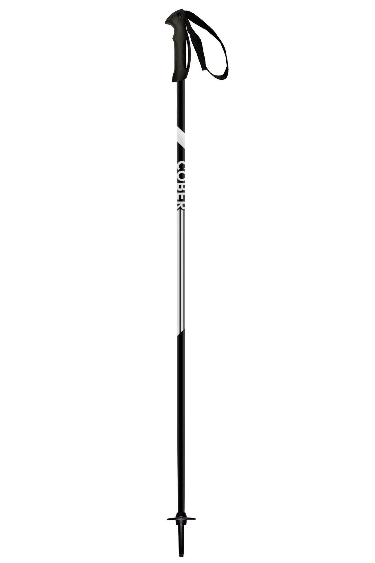 Горнолыжные палки COBER Ice junior black 14mm (см:85)