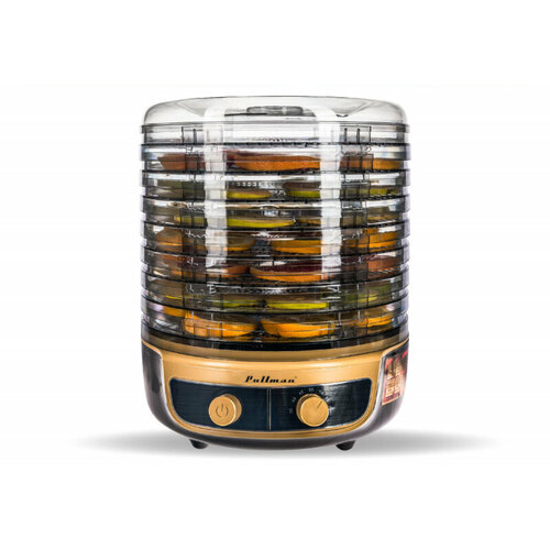 Сушилка для овощей и фруктов Pullman PL-2280 черно-золотой 792900₽