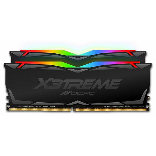 Оперативная память Ocpc DDR4 X3 RGB 64Gb (32Gbx2) 3600Mhz CL18, BLACK (MMX3A2K64GD436C18)