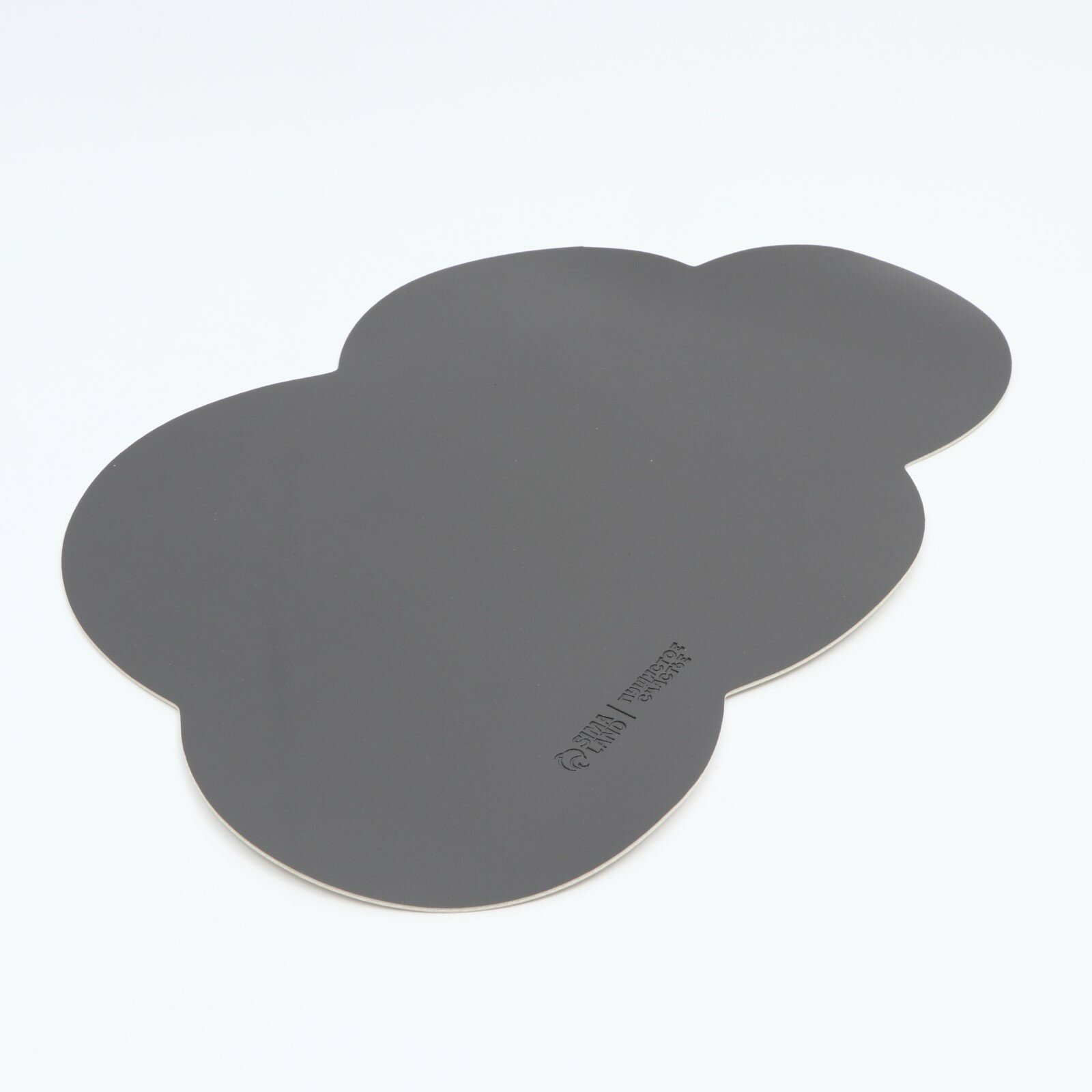 Коврик под миску форменный «Облако», 39 х 27 см, серый цвет - фотография № 3