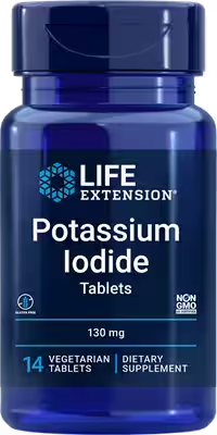 Йодид калия LIFE Extension Potassium Iodide 130мг 14 вегкапс