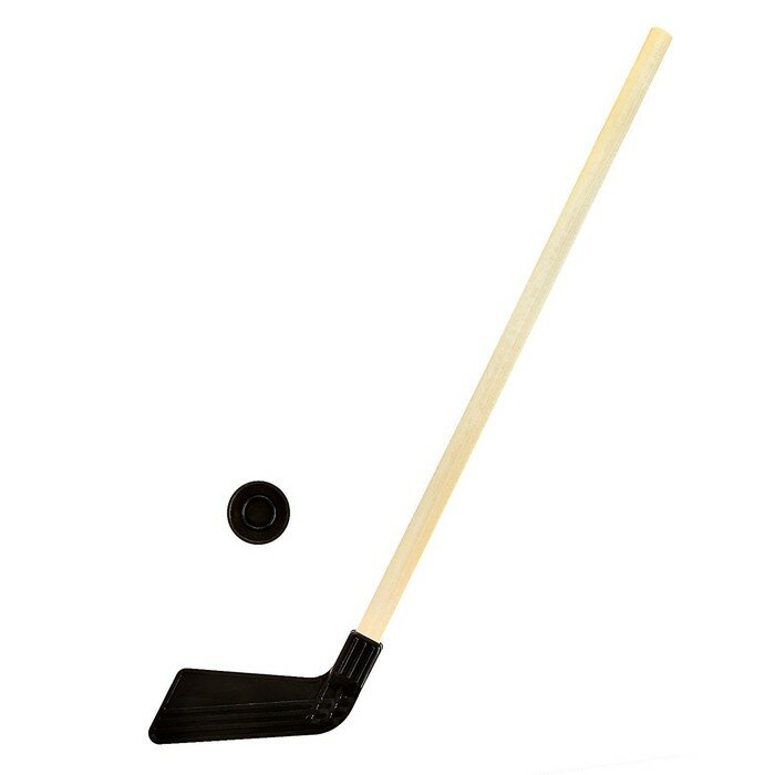 Клюшка детская Евроспорт хоккейная, 80 см, 2 шайбы (КХ-1-55)