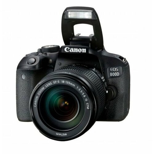 Фотоаппарат Canon EOS 800D Kit EF-S 18-135mm f35-56 IS STM черный 9300000₽