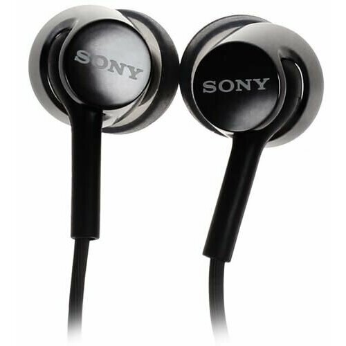 Проводная гарнитура Sony MDR-EX155APB черный 3000₽