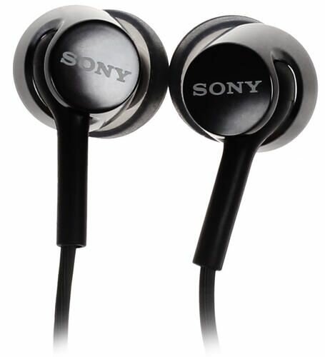 Наушники Sony MDR-EX155AP, 3.5 мм, вкладыши, черный [mdr-ex155apb]