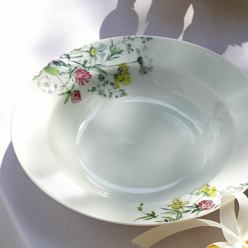 фото Тарелки глубокие 2 шт CMIELOW Yvonne, фарфоровые, 22,5 см