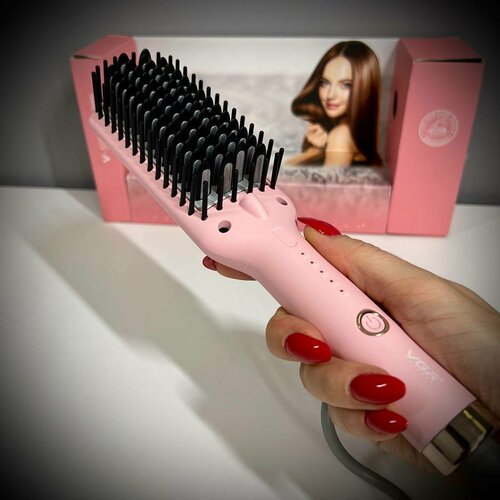Электрическая расческа для выпрямления волос без потери объема керамическое покрытие 225000₽