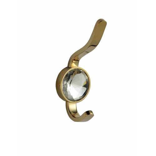 Крючок для ванной латунь хрусталь