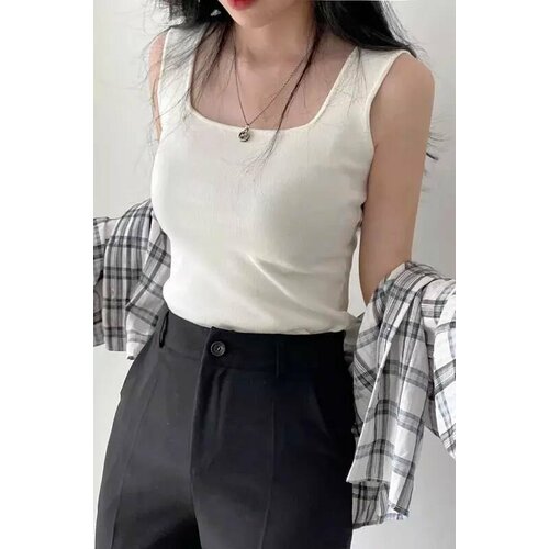 Топ IWANT, размер Free Size, белый