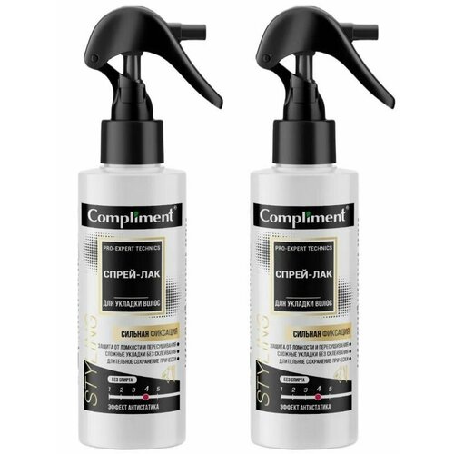 Compliment Спрей-лак для волос Pro-expert technics, 200 мл, 2 шт /