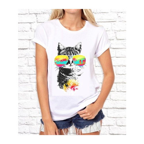 фото Футболка размер xs (44), желтый, розовый, серый magicprints