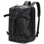 Рюкзак сумка MyPads M160-022 из качественной импортной эко- кожи, для ноутбука Xiaomi MSI Macbook Huawei Honor MSI диагональю 14/15/15,4/15,6/16 дюймов, мужской бизнес дизайн для деловых поездок путешествий с ремнем через плечо