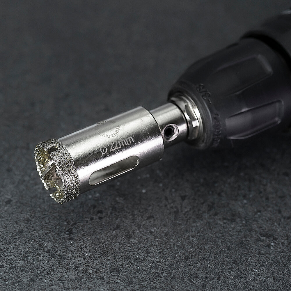 Алмазная коронка по керамограниту и керамике Diamond Industrial - фото №9