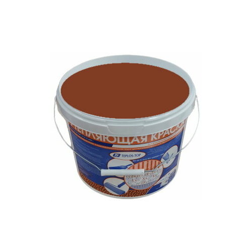 Интерьерная утепляющая краска Теплос-Топ 11 литров, NCS S 4040-R