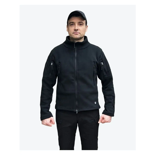 фото Тактическая черная флисовая кофта xl gorka-frol