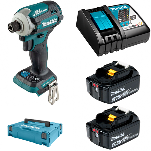 Аккумуляторный ударный винтовёрт Makita DTD172RMJ 18V 2x40Ah Li-Ion MakPac 4899300₽