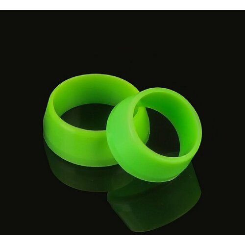 фото Силиконовое влагозащитное кольцо 30-35мм для подседельного штыря, цвет зеленый, в упаковке 1шт. нет бренда