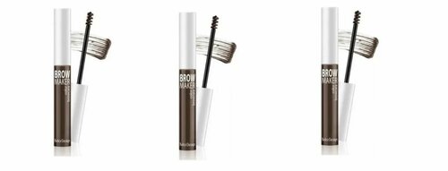 Тушь для бровей Belor Design BROW MAKER, тон 012, шатен х 3шт