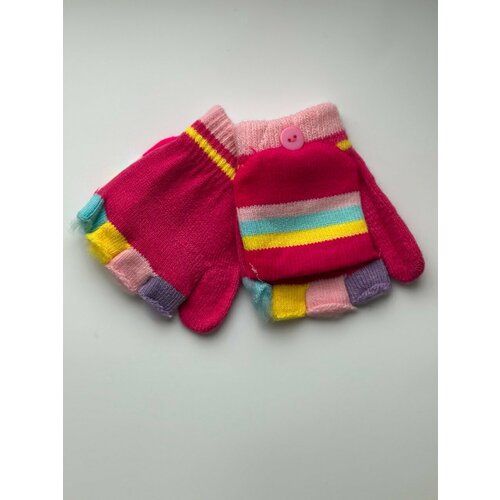 фото Перчатки , размер 2-5 лет, розовый без бренда
