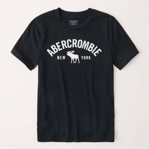 Футболка Abercrombie & Fitch, размер M, синий