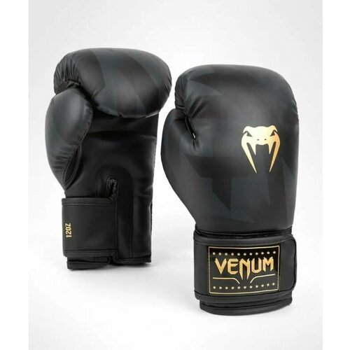 фото Перчатки venum razor boxing черн/золот. (12 oz)