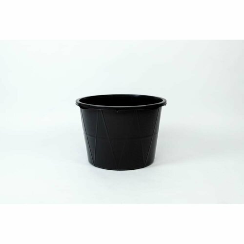 Павловская Заря Таз круглый строительный 80 литров черный 757032 1900₽